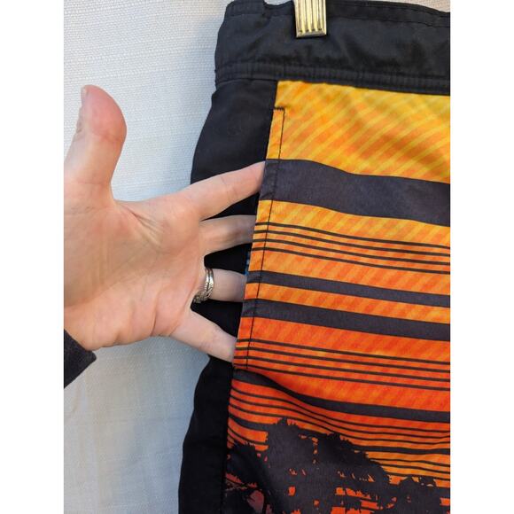 Corona Mens Cerveza Beer Sunset Board Shorts Swim Trunks Large Beach Coastal Y2K - Picture 2 of 8